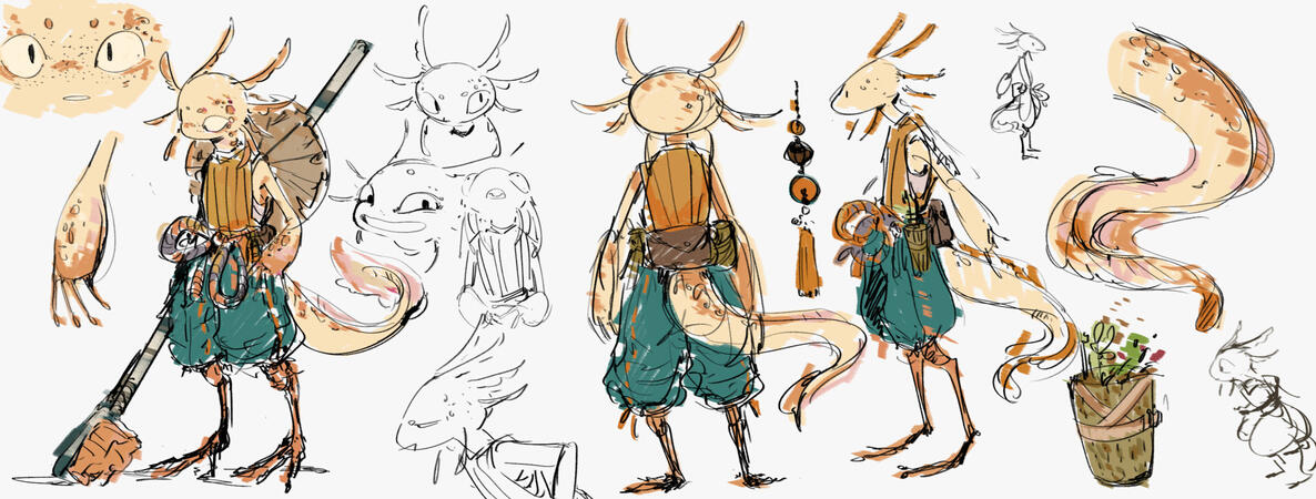 sketch character sheet